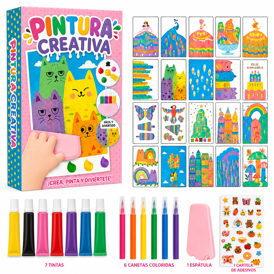 Pintura Creativa™ | Kit de Arte para Pequeños Artistas