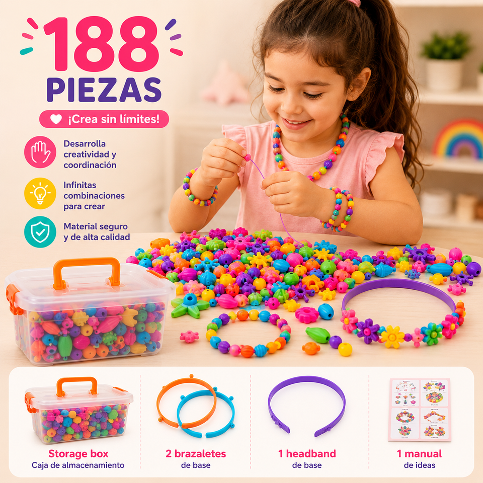 PopBeads™ | Kit de Cuentas para Crear Joyas