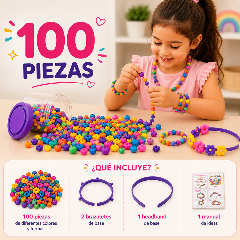PopBeads™ | Kit de Cuentas para Crear Joyas