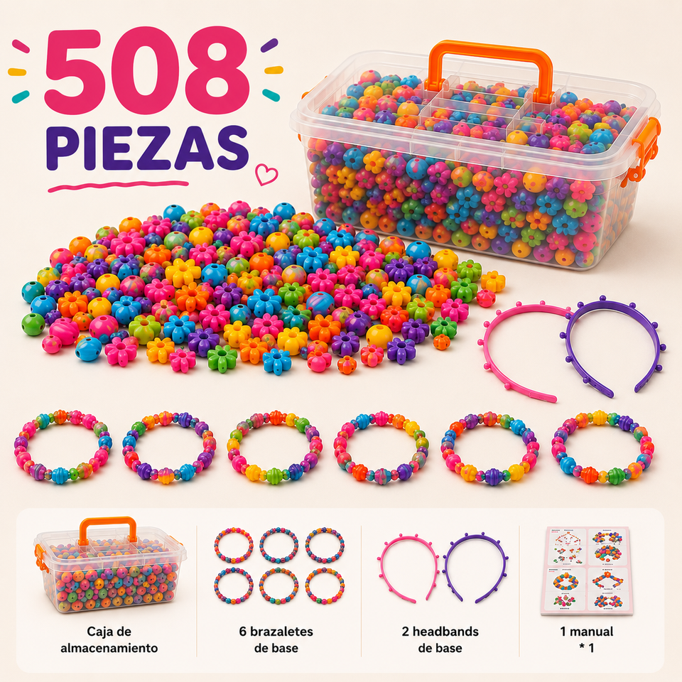 PopBeads™ | Kit de Cuentas para Crear Joyas