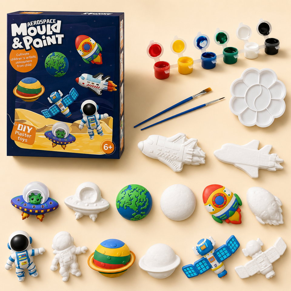 Molde Mania™ | Kit para Crear y Pintar Figuras de Yeso