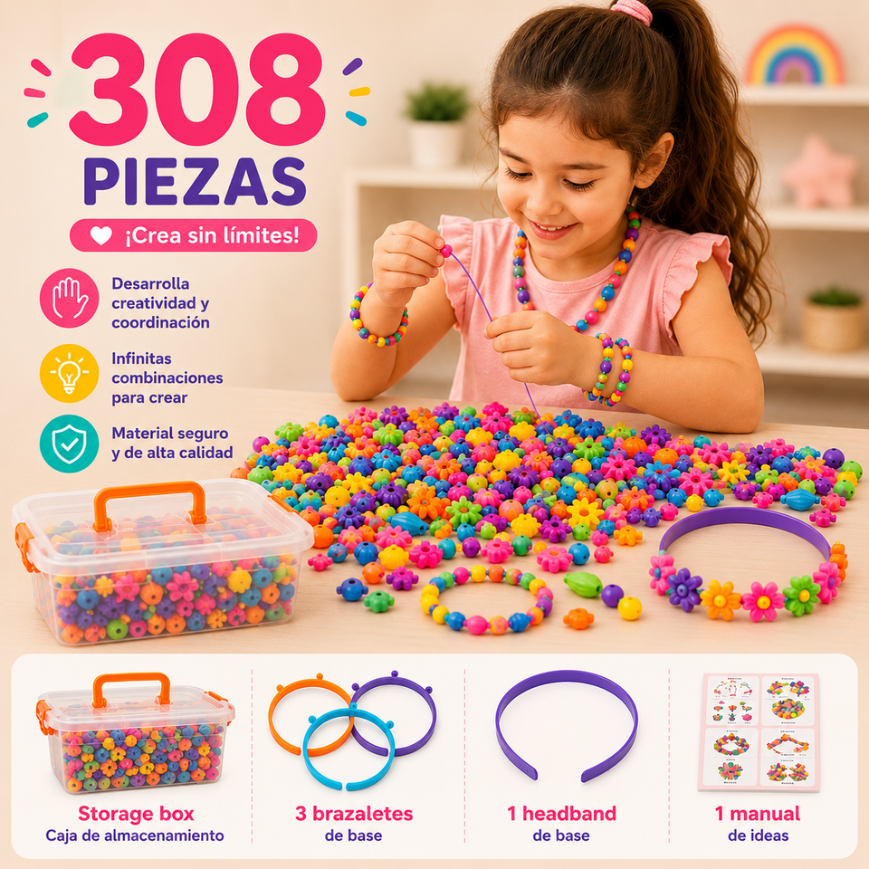 PopBeads™ | Kit de Cuentas para Crear Joyas